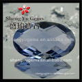 beads fancy glass beads blue large oval cut glass beads for jewelry(GLOV0011#-BR07(3)